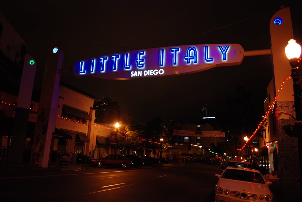 San Diego's Best Neighborhoods Guide for 2024 15 best neighborhoods in San Diego little italy sign little italy sign