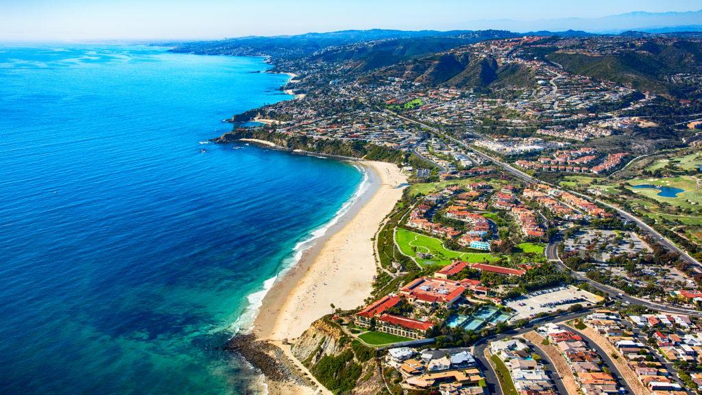 orange county business laguna beach orange county beach front aerial
