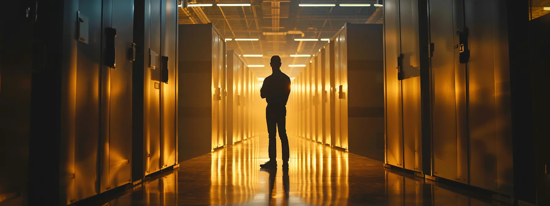 How Secure Storage Services Enhance Your Orange County Move 7 0f038025 6fa4 4512 9fb6 4581d5802a53 a person standing in front of a modern, high-security storage facility with advanced surveillance systems and access control measures in orange county.
