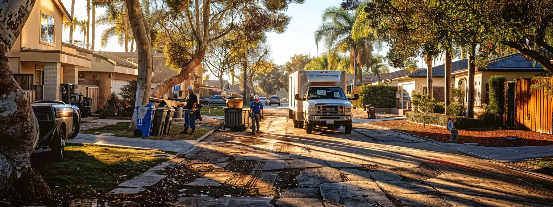 Choosing Your Ideal San Diego Moving Company 4 1328b278 9f5d 4470 9ad7 32f7151a254f a local moving crew in san diego expertly navigating through quaint neighborhoods with precision and care.