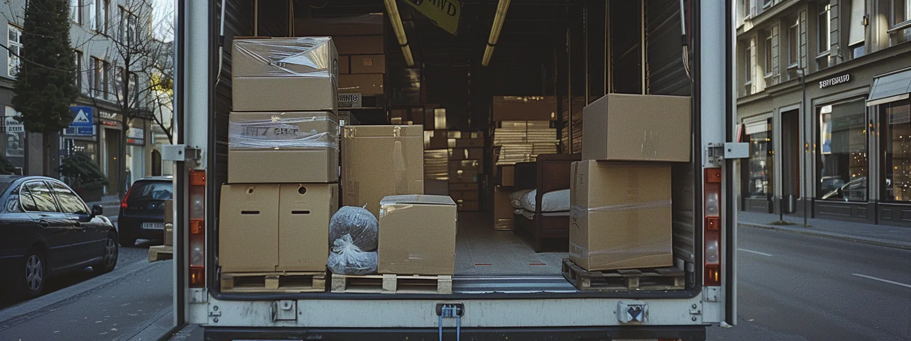 Simplifying Your Move: Stress-Reducing Strategies With Oakland Movers 6 1d670b8c 794f 4e9c bab5 9bb0e3c2fb59 a moving truck filled with neatly stacked boxes and furniture, ready to be transported by oakland movers, showcasing a smooth and stress-free relocation process.