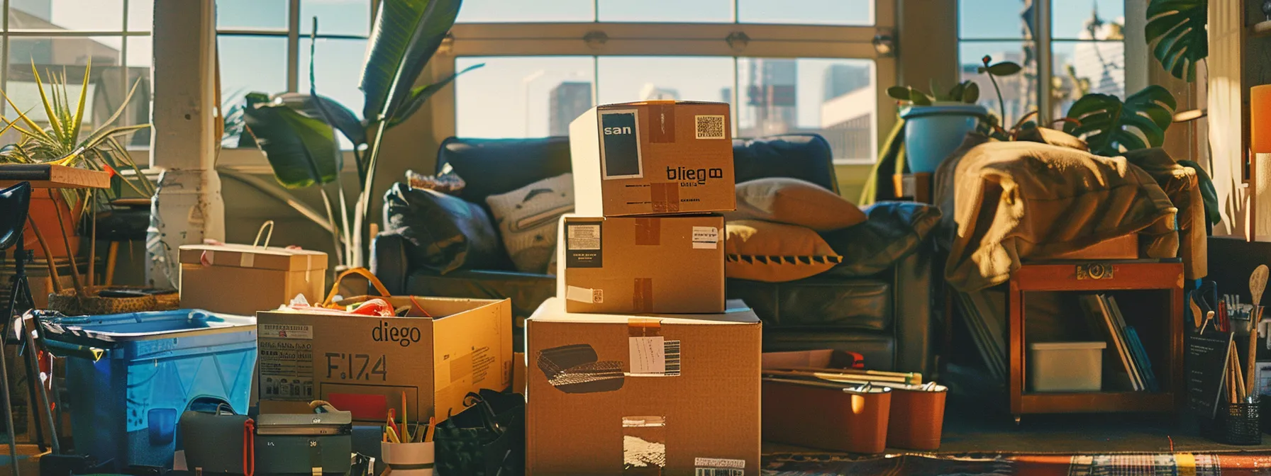 Comprehensive Guide to San Diego Movers and Their Storage Facilities 7 207d2cf7 84d3 4fb5 aa9c fab4046b996f a person carefully packing boxes labeled with