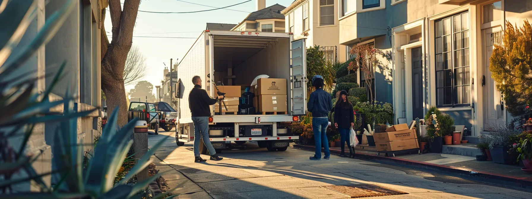 Expert Guide to Long Distance Movers in San Jose 4 3156a748 432f 4799 bff8 14dd61ba6a2e a group of professional movers in san jose carefully loading a moving truck with various household items, showcasing their expertise and attention to detail in handling long-distance moves.