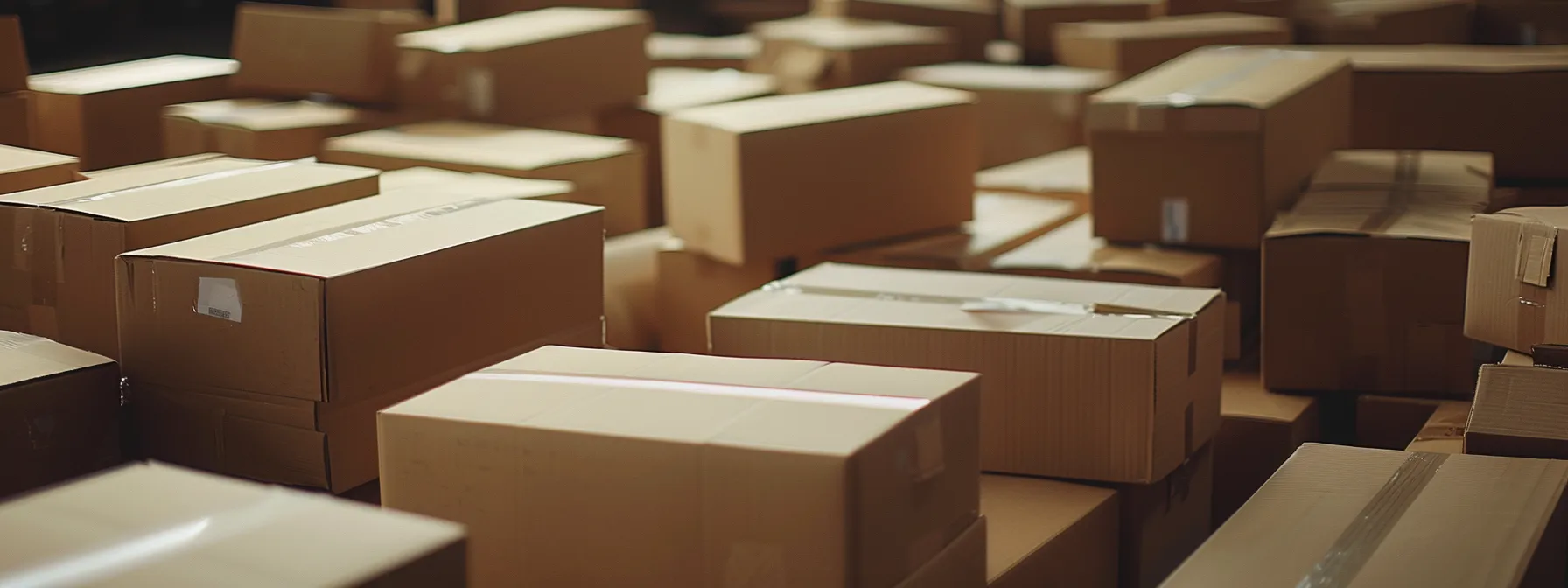 Essential Guide to Local Moving Services in San Diego 8 42caaf67 b986 4222 b7f9 fa7feb5993c9 a pile of sturdy cardboard boxes lined up neatly, ready to be filled and used for an affordable local move in san diego.