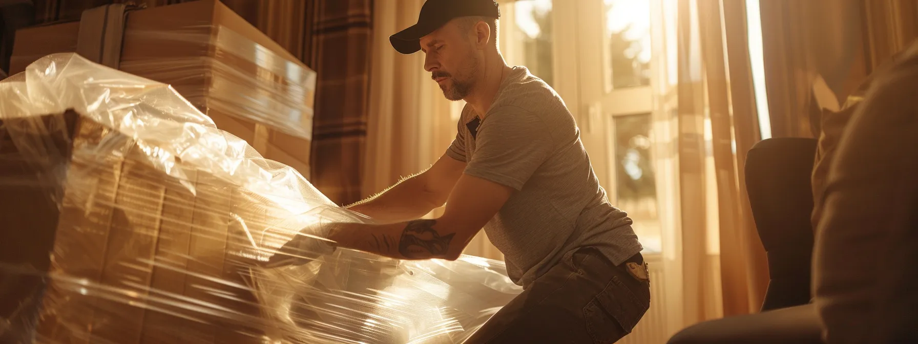Why Choose Orange County Packing and Unpacking Services for Your Move 5 61841da0 0a2a 4ec9 b2ce 20327b7b6107 a professional mover carefully wrapping delicate items in orange county, using top-quality packing materials.