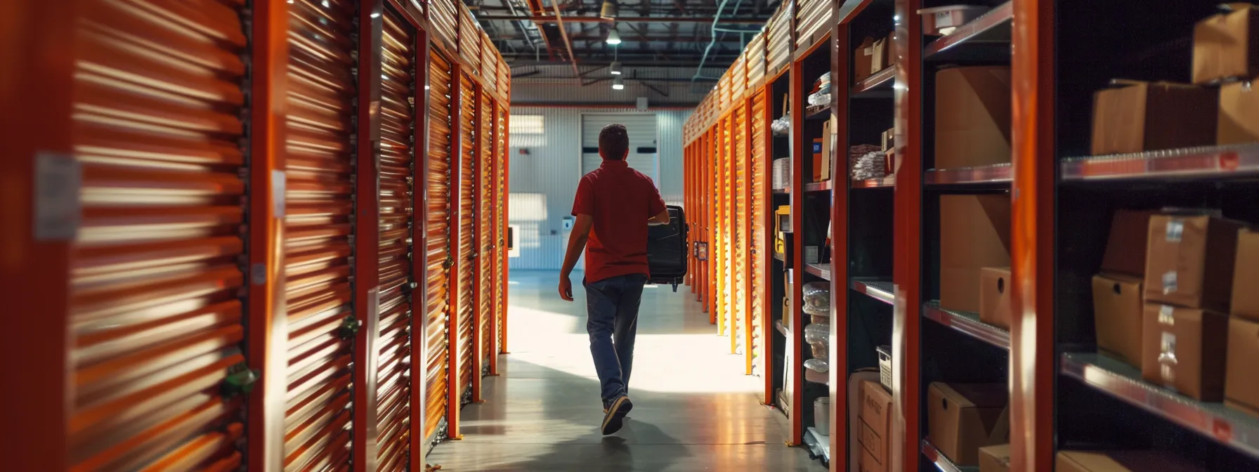 How Secure Storage Services Enhance Your Orange County Move 10 67c7f693 115e 4e7e 9c11 d380423308b7 a person accessing a secure storage unit filled with neatly organized items in orange county.