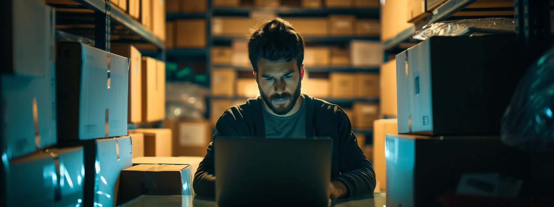 Ultimate Guide to San Francisco Local Moving Companies 5 9141db8b 121e 47d4 840b db3615e55340 an individual reading glowing reviews and recommendations on a laptop while surrounded by moving boxes.