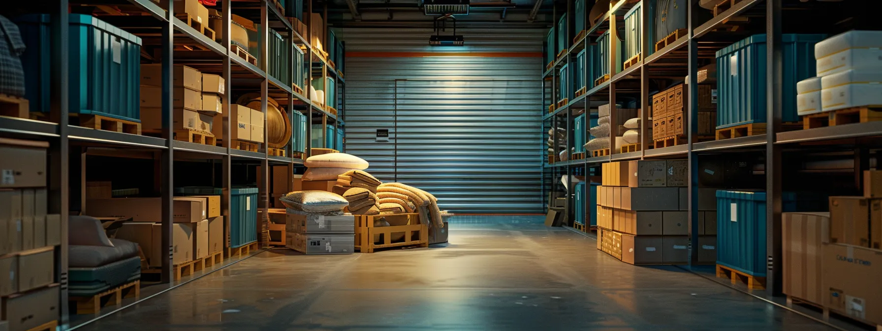 Choosing Your Ideal Storage Solutions With Expert Oakland Movers 7 928cb0d3 28e0 4c9f a9c6 4425a9343757 a climate-controlled storage unit filled with sensitive items, neatly organized and protected against harsh conditions by oakland movers.