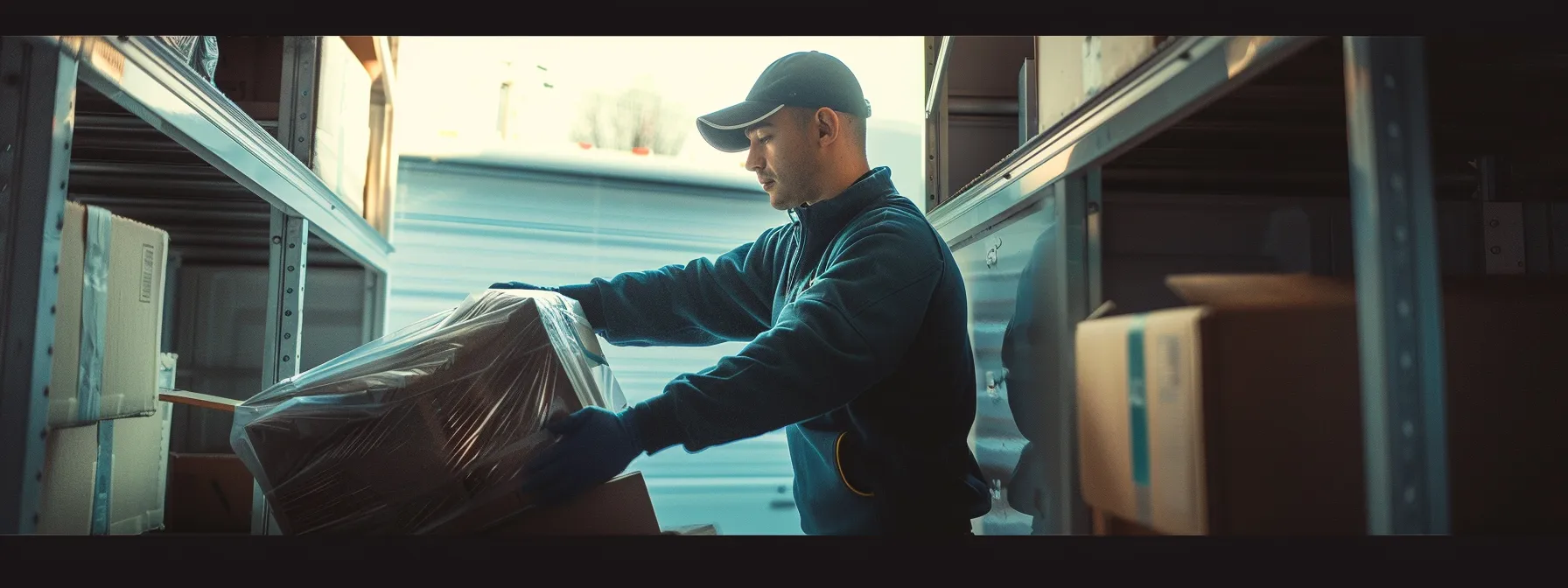 Essential Guide to Selecting Los Angeles Movers for Your Residential Move 3 cce07c6d dfaa 4fd2 b35a 5dd3965c3664 a professional mover carefully wrapping delicate items with precision and care in a spacious and organized moving truck.