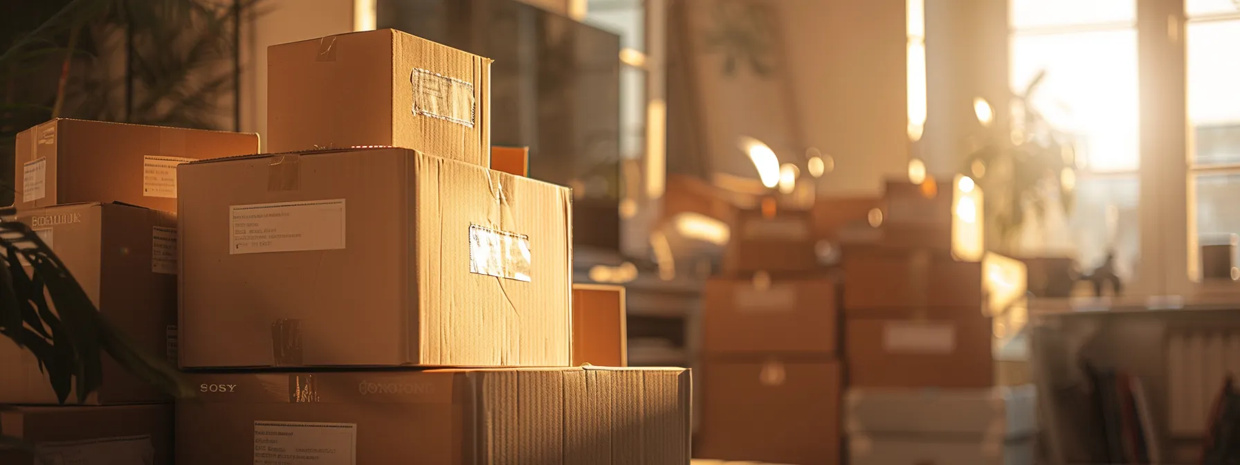 Ultimate Guide to San Francisco Local Moving Companies 3 d00367f9 dd96 4509 96f8 dd35ed7baa7c a stack of labeled moving boxes of various sizes, neatly arranged in a bright room, symbolizing the importance of assessing moving needs for a smooth relocation experience.