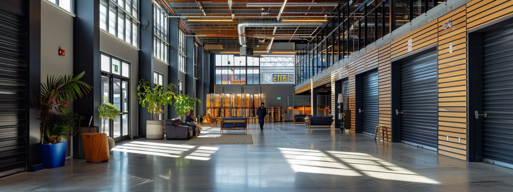 a bustling san francisco street lined with vibrant, local secure storage facilities, showcasing convenience, community support, and tailored solutions for urban movers.