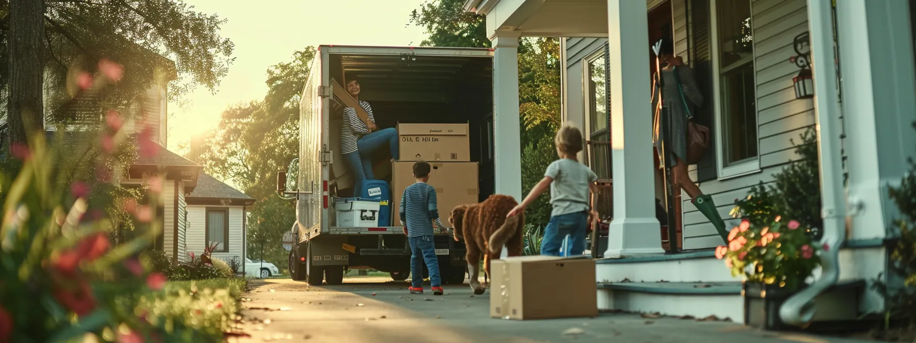 a family anxiously watching as movers load their belongings into a moving truck, ensuring the process is stress-free and free from any potential scams. a family anxiously watching as movers load their belongings into a moving truck, ensuring the process is stress-free and free from any potential scams.