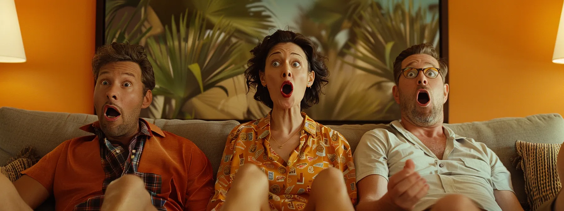 a family looking shocked and frustrated as they receive an unrealistically low quote from a moving company in los angeles. a family looking shocked and frustrated as they receive an unrealistically low quote from a moving company in los angeles.