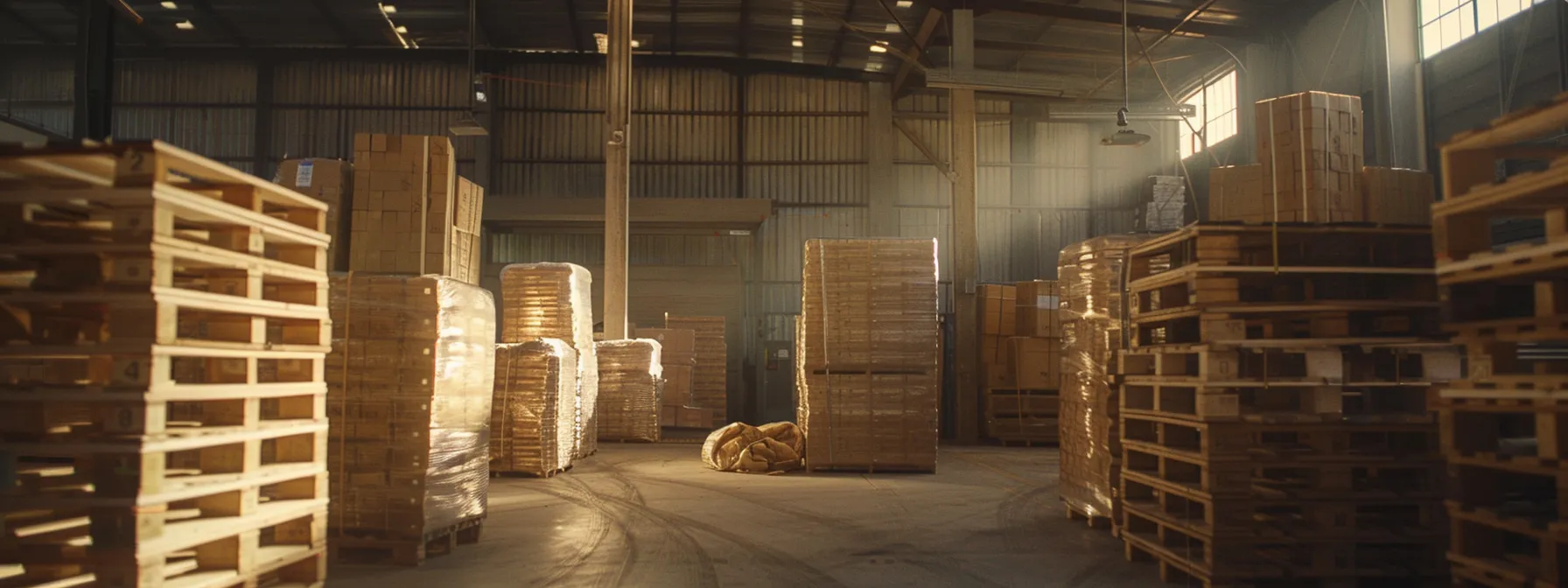 a local orange county business in irvine, ca showcases an eco-friendly pallet wrapping solution in action, illustrating their commitment to sustainable practices.