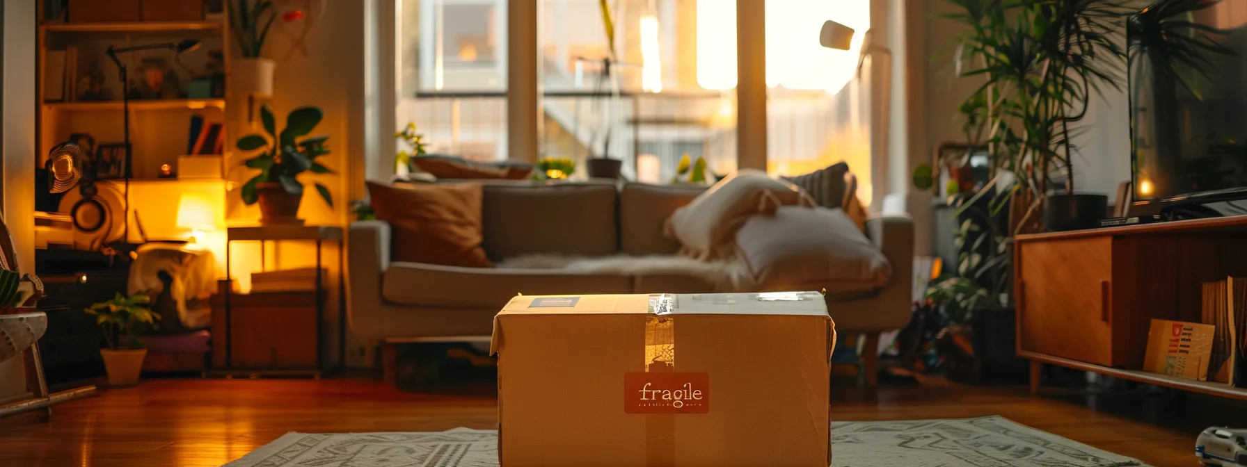 a neatly packed box labeled a neatly packed box labeled