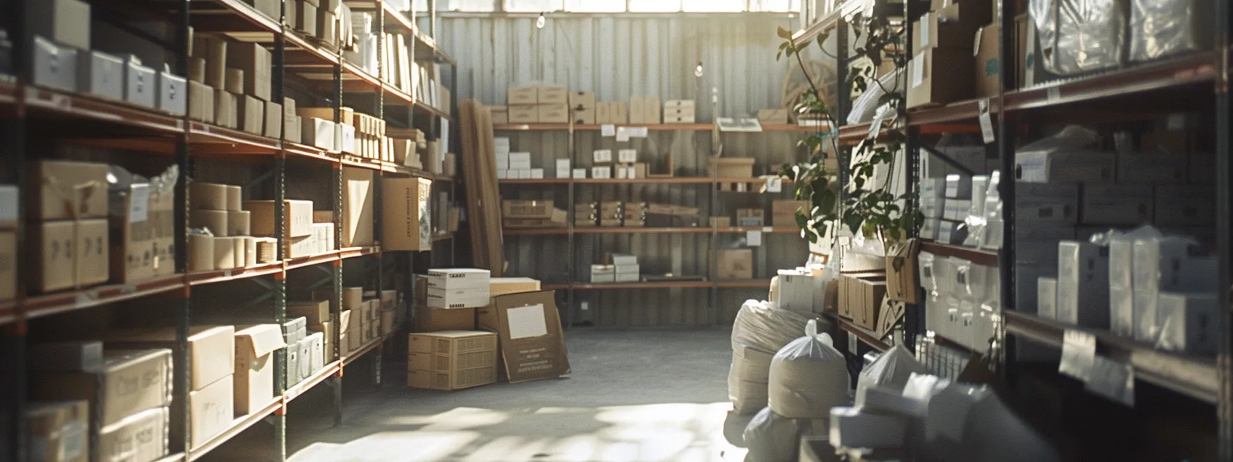 a neatly packed storage unit in los angeles with labeled boxes and protective materials, ensuring organized and well-maintained items for long-term storage. a neatly packed storage unit in los angeles with labeled boxes and protective materials, ensuring organized and well-maintained items for long-term storage.