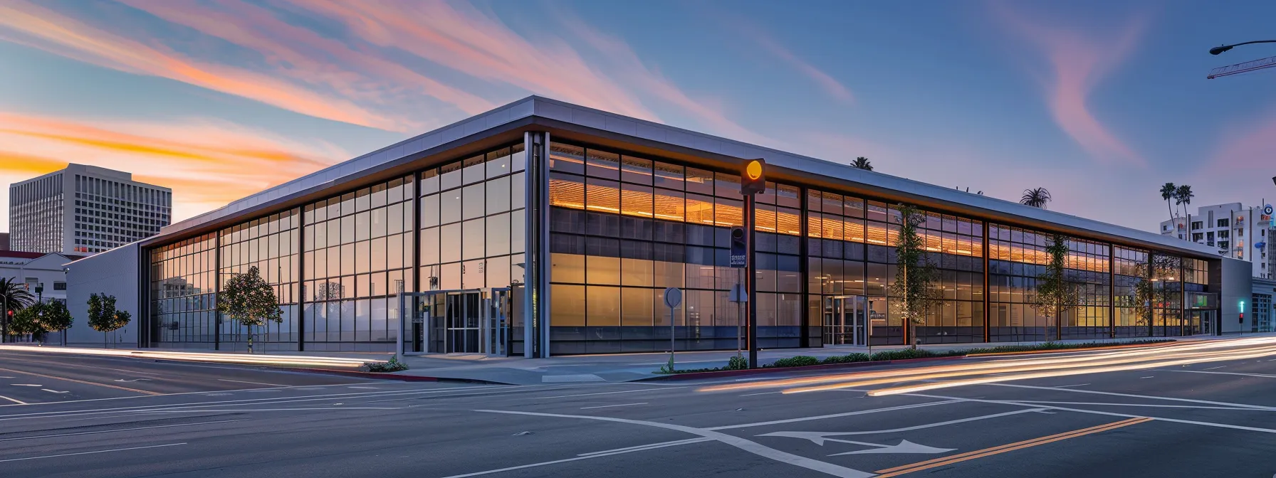 a sleek, modern climate-controlled storage facility in downtown san francisco with state-of-the-art security features and a convenient location.