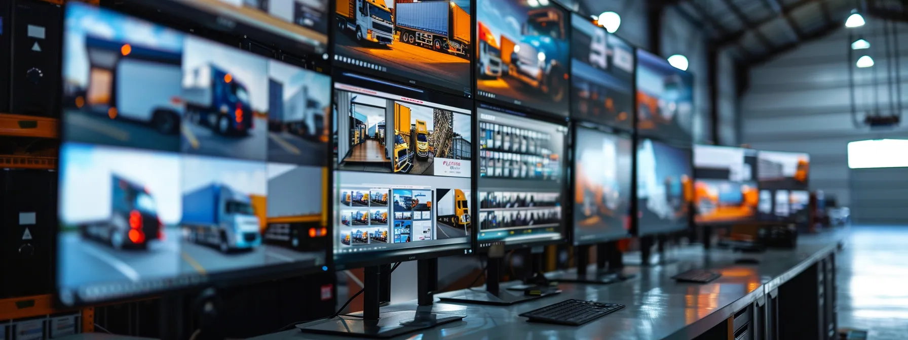 an array of moving company logos displayed on a computer screen, showcasing reputable options in orange county.