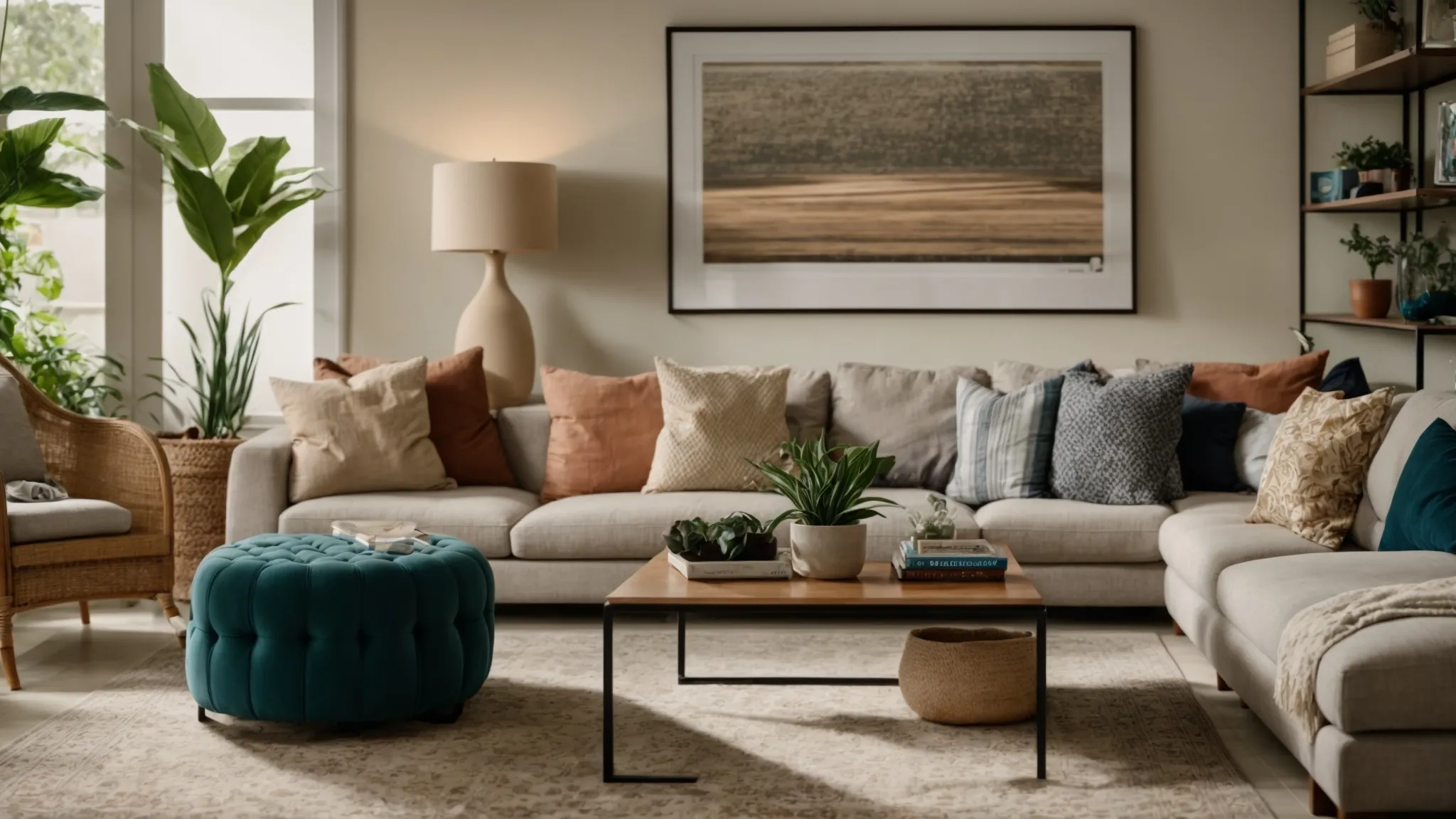 a clutter-free living room with items neatly organized for a yard sale in irvine, ca (lat: 33.6846, long: -117.8265) - a clutter-free living room with items neatly organized for a yard sale in irvine, ca (lat: 33.6846, long: -117.8265) -