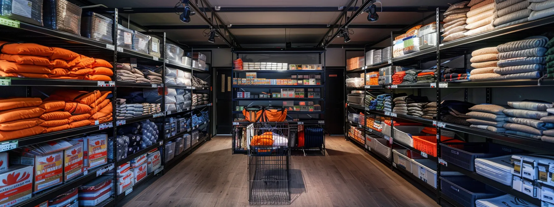 efficiently packed storage unit with labeled shelving and protection materials, maximizing space and organization in orange county. efficiently packed storage unit with labeled shelving and protection materials, maximizing space and organization in orange county.