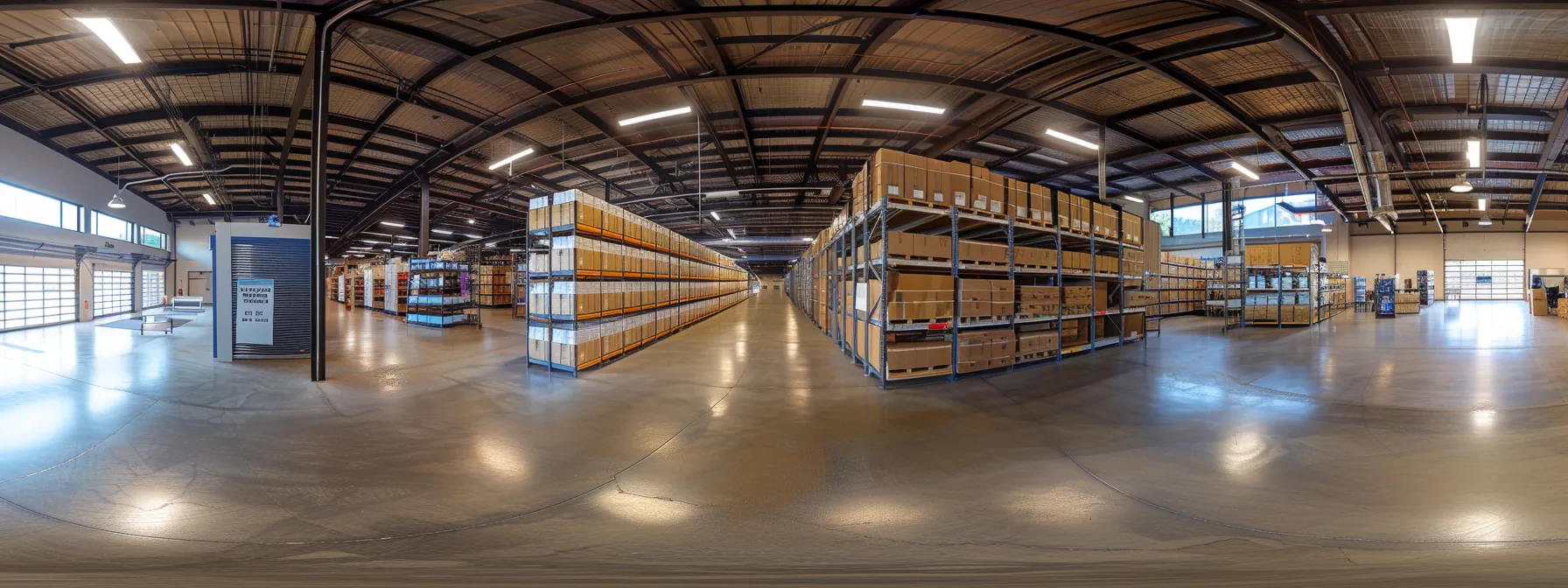 inside a modern storage facility in orange county, a brightly lit room showcasing rows of neatly stacked boxes and items, with clear price charts and contract terms displayed prominently. inside a modern storage facility in orange county, a brightly lit room showcasing rows of neatly stacked boxes and items, with clear price charts and contract terms displayed prominently.