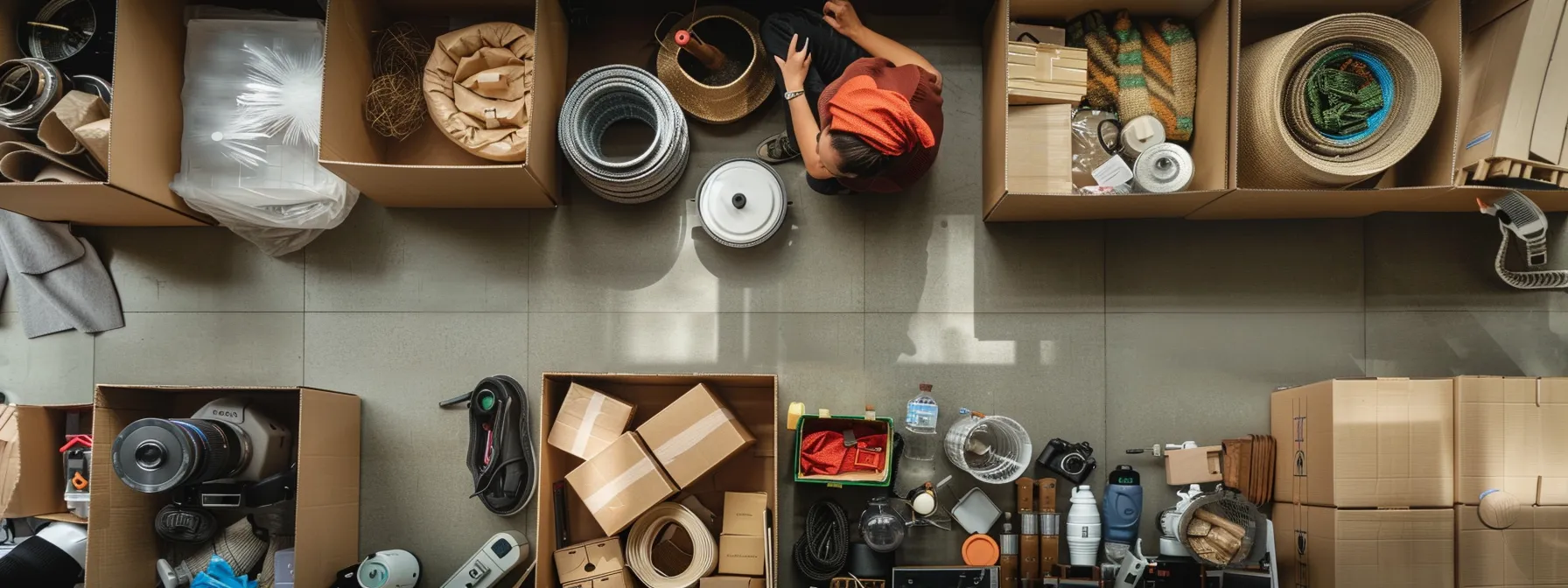 professional movers carefully packing delicate items into sturdy moving boxes, surrounded by a variety of moving supplies and tools, ensuring a smooth and stress-free moving experience.