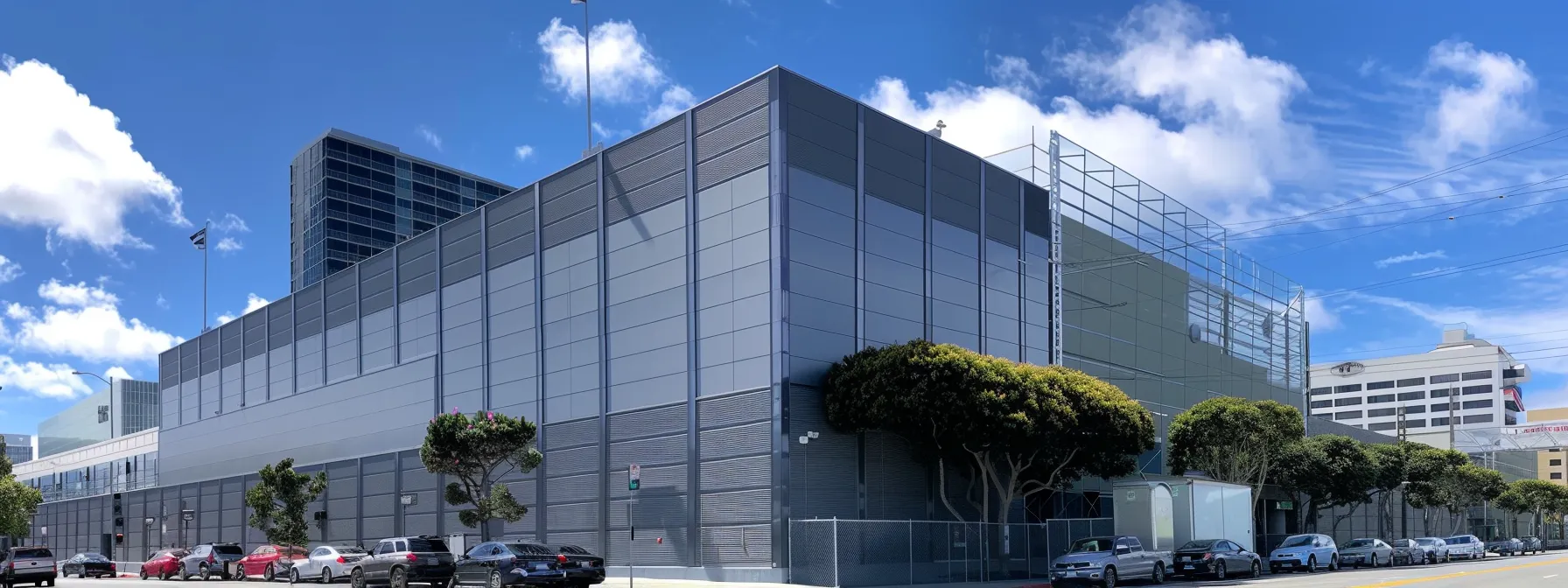 a sleek, modern storage facility in downtown san francisco with state-of-the-art security features and a variety of unit sizes available for reservation. (geo-tags: 37.7749° n, 122.4194° w)